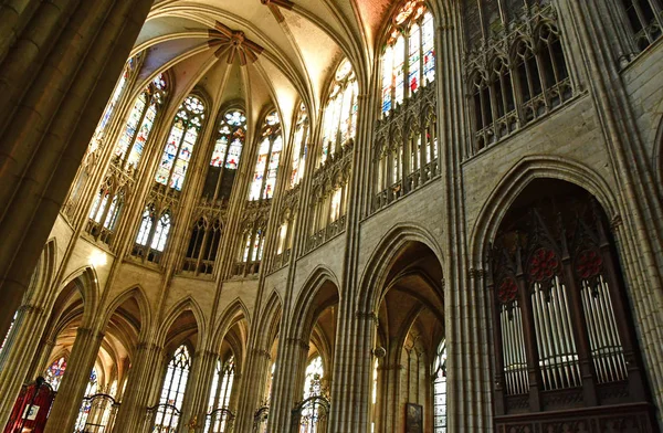 エヴルー フランス 2017 ゴシック様式のノートルダム大聖堂 — ストック写真