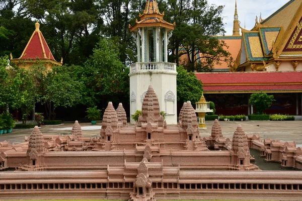 Phnom Penh Kambodja Augusti 2018 Kungliga Slottet — Stockfoto