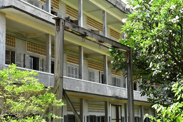 Phnom Penh Reino Camboya Agosto 2018 Prisión Seguridad Museo Del —  Fotos de Stock