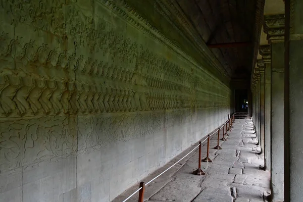 Siem Reap Reino Camboja Agosto 2018 Templo Angkor Wat — Fotografia de Stock