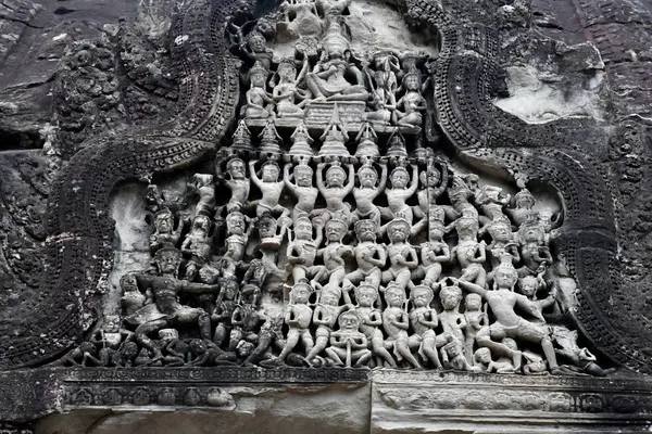 Siem Reap Reino Camboja Agosto 2018 Templo Angkor Wat — Fotografia de Stock