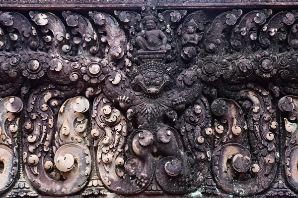 Siem Reap Reino Camboja Agosto 2018 Templo Banteay Srei — Fotografia de Stock