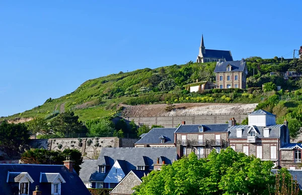 Etretat France Mai 2017 Pittoresque Ville Balnéaire Été — Photo