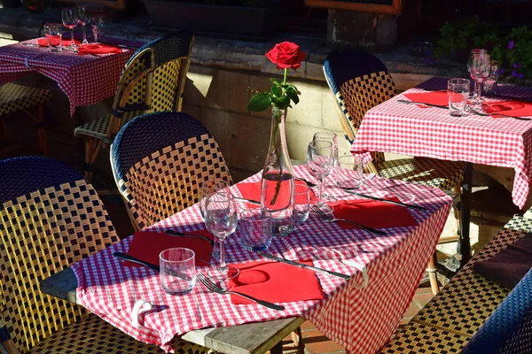 Etretat Frankreich Mai 2017 Ein Restaurant Strandnähe — Stockfoto