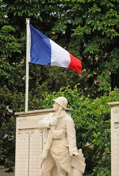 Les Mureaux Frankrijk Mei 2011 Het War Memorial — Stockfoto