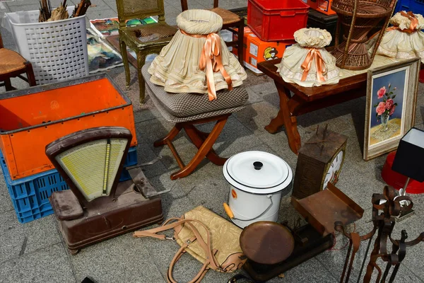 Rouen France September 2018 Flea Market Saint Marc Square — Stock Photo, Image