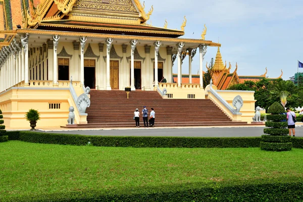 Phnom Penh Royaume Cambodge Août 2018 Salle Trône Palais Royal — Photo