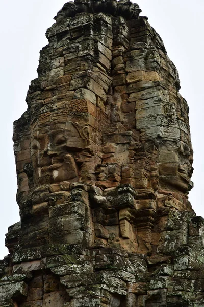 Siem Reap Royaume Cambodge Août 2018 Temple Angkor Bayon — Photo