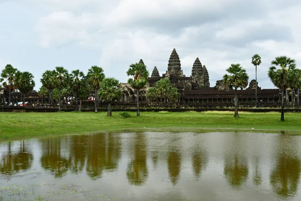 Siem Reap Königreich Kambodscha August 2018 Tempel Angkor Wat — Stockfoto