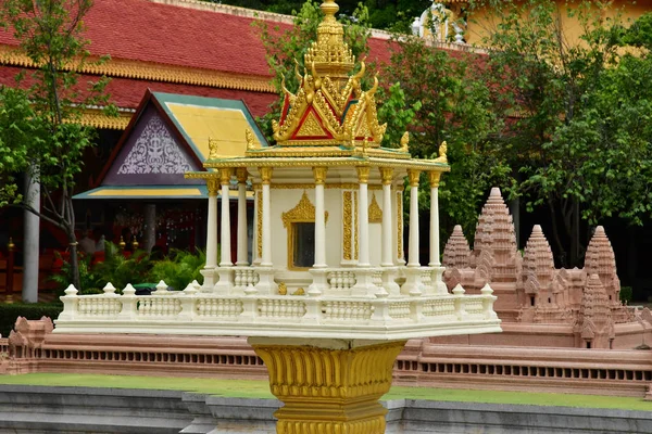 Пномпень Королевство Камбоджа Августа 2018 Года Королевский Дворец — стоковое фото