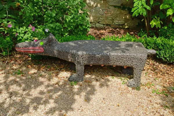 ワイオミング州の Dit ジョリの村は フランス 2018 クロード Pigeard ツール美術館の庭園 — ストック写真