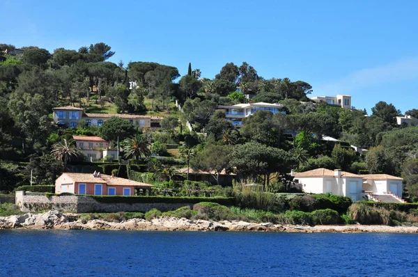 Saint Tropez France Avril 2016 Maison Étoiles Bord Mer Pittoresque — Photo