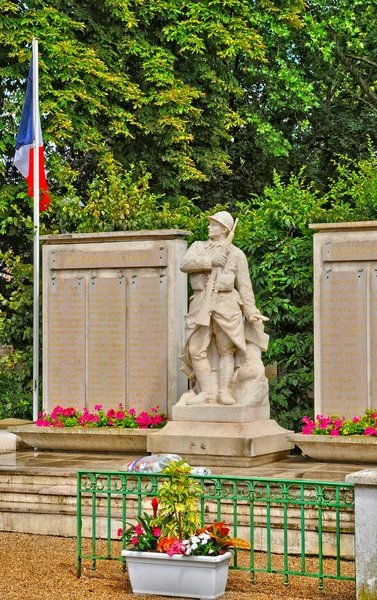 Les Mureaux França Maio 2011 Memorial Guerra — Fotografia de Stock