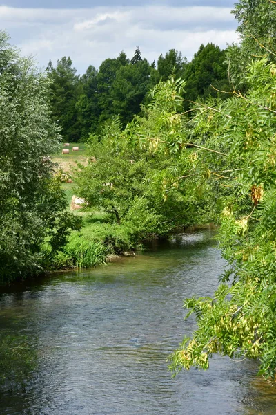 Autheuil Authouillet France August 2018 Eure River — Stock Photo, Image