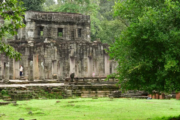 Siem Reap Kingdom Cambodia August 2018 Angkor Bayon Temple — Stock Photo, Image