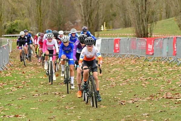 Verneuil Sur Seine Francie Prosince 2018 Cyclo Cross Šálek Ile — Stock fotografie