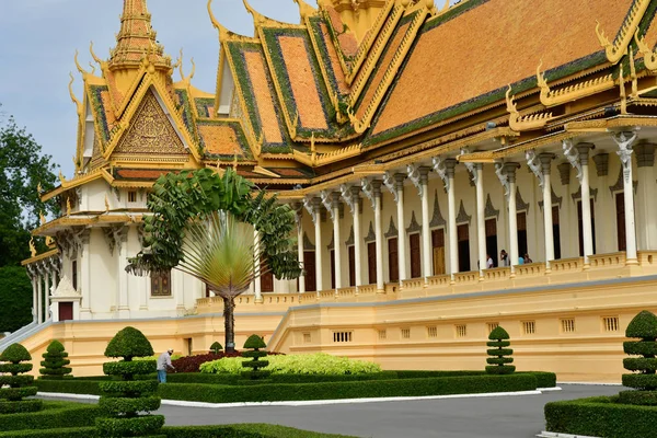 柬埔寨王国 2018年8月20日 皇宫的王座大厅 — 图库照片