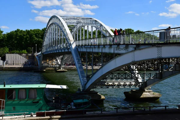 Paris França Maio 2017 Ponte Debilly — Fotografia de Stock