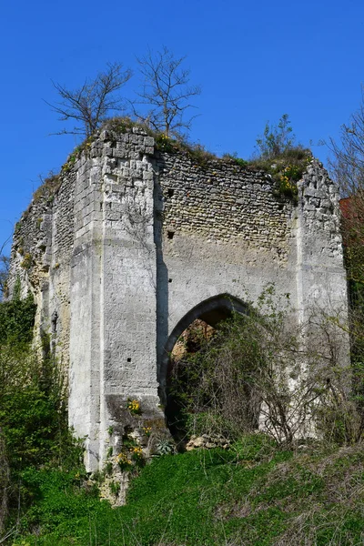 Chateau Sur Epte France April 2017 Castle Built Guillaume Roux — стоковое фото