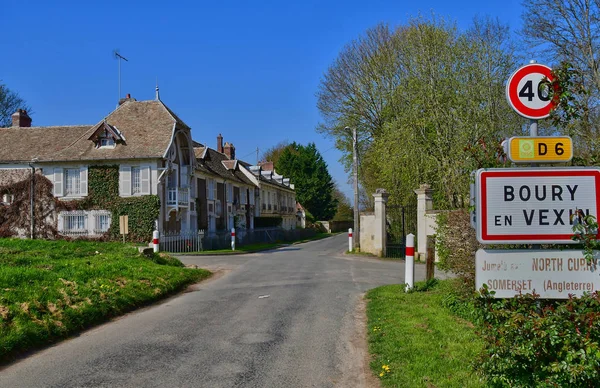 Boury Vexin France April 2017 Picturesque Village Spring — Stock Photo, Image
