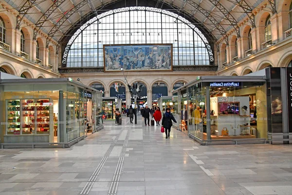 París Francia Marzo 2017 Estación Paris Est —  Fotos de Stock