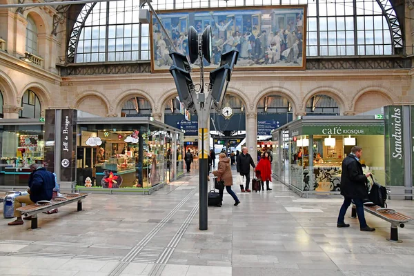 Paris Frankreich März 2017 Der Bahnhof Paris Est — Stockfoto