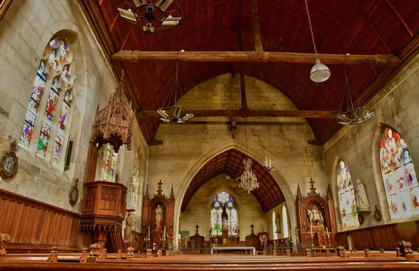 Villequier Francia Mayo 2017 Pintoresca Iglesia San Martín — Foto de Stock