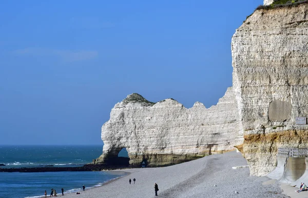 Etretat Frankrijk Mei 2017 Pittoreske Badplaats Zomer — Stockfoto