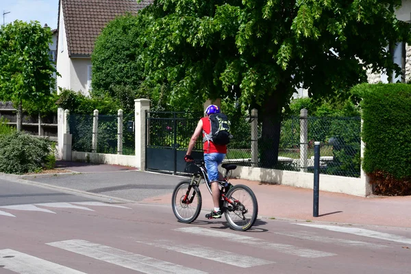 Verneuil Sur Seine Francie Květen 2017 Centrum Města — Stock fotografie