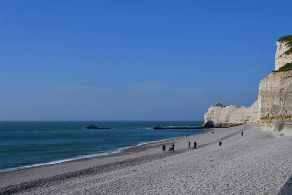 Etretat France May 2017 Picturesque Seaside Town Summer — Stock Photo, Image