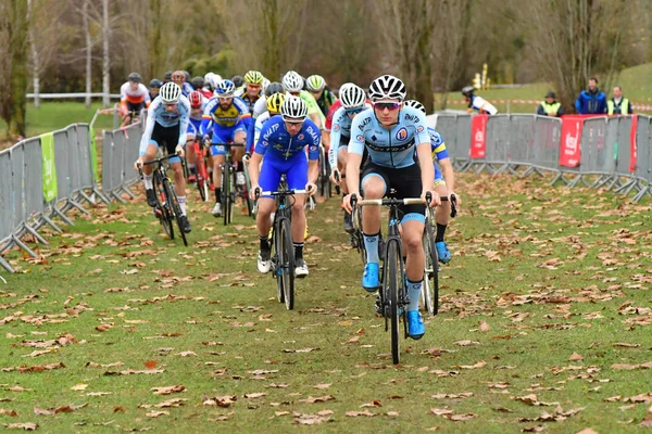 Verneuil Sur Seine Francie Prosince 2018 Cyclo Cross Šálek Ile — Stock fotografie