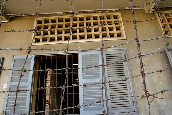 Phnom Penh Reino Camboya Agosto 2018 Prisión Seguridad Museo Del —  Fotos de Stock