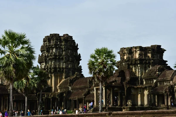 Siem Reap Regatul Cambodgiei August 2018 Templul Angkor Wat — Fotografie, imagine de stoc