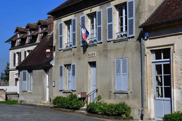 Vaudancourt Frankrijk April 2017 City Hall — Stockfoto