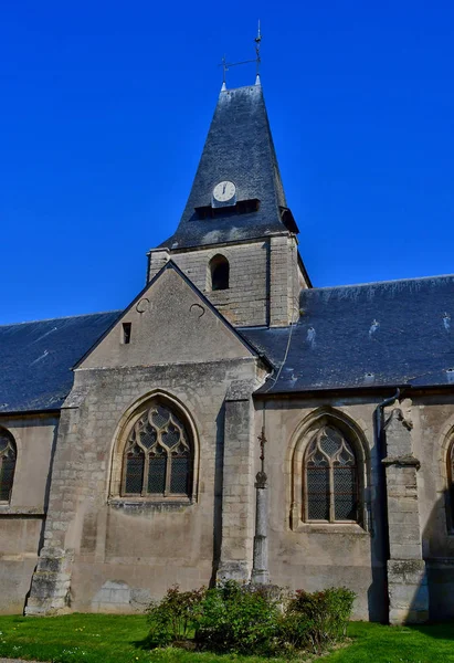 Boury en Vexin, França - 3 de abril de 2017: Igreja de Saint Germain — Fotografia de Stock