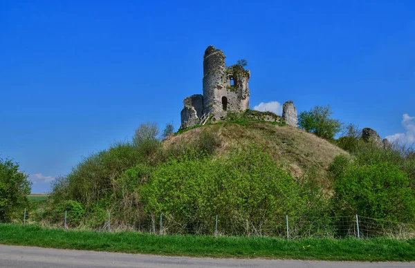 Chateau sur Epte, Frankrijk - 3 april 2017: kasteel — Stockfoto