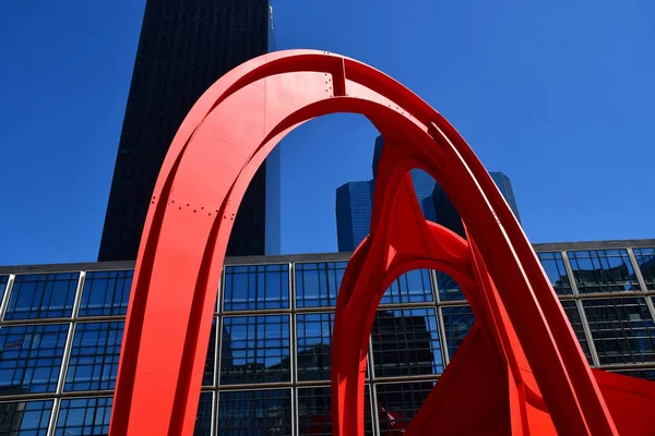 La Defense; Frankrijk - mei 25 2017: La Defense district — Stockfoto