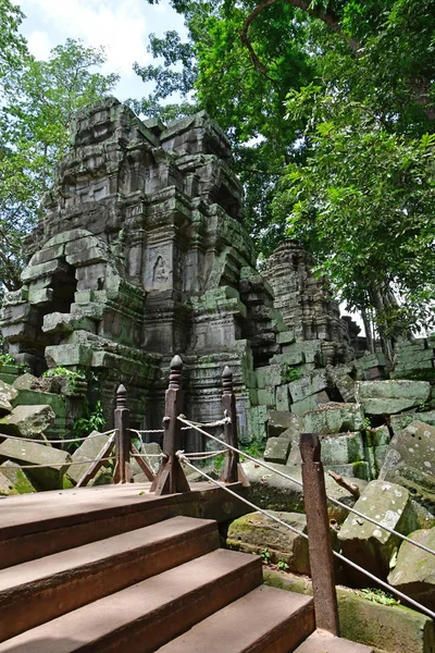 Siem Reap; Kingdom of Cambodia - august 24 2018 : Ta Prohm templ — Stock Photo, Image