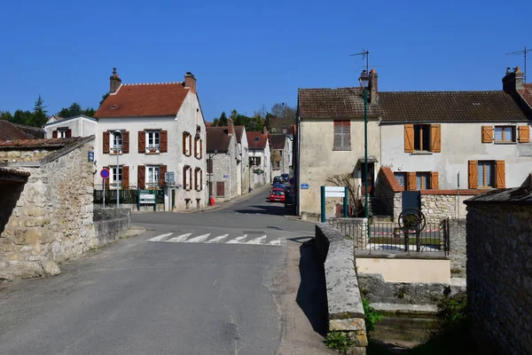 Sailly; France - March 16 2017: picturesque village — стоковое фото