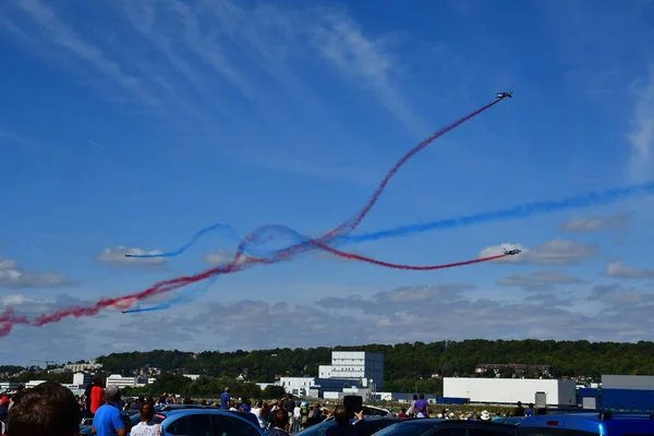 Verneuil sur Seine; France - september 8 2018 : Patrouille de Fr — Stock Photo, Image