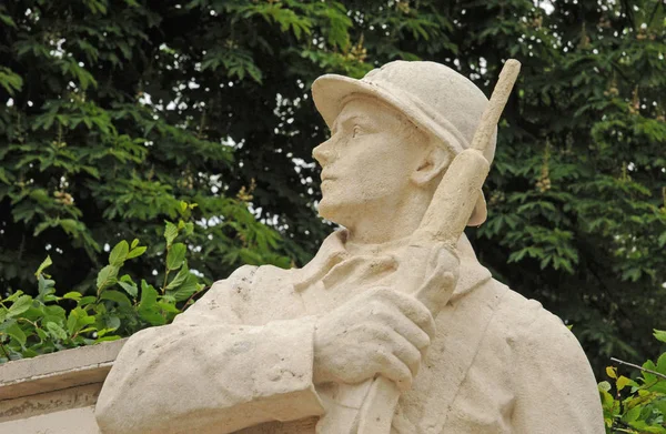 Les Mureaux; Franța - 8 mai 2011: Memorial de război — Fotografie, imagine de stoc