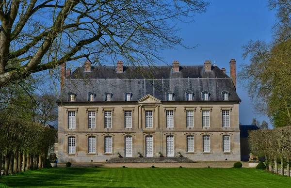 Boury en Vexin, France - april 3 2017 : castle — Stock Photo, Image