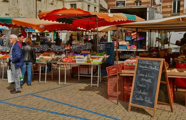 Montivilliers; frankreich - 11. Mai 2017: malerisches dorf in sp — Stockfoto