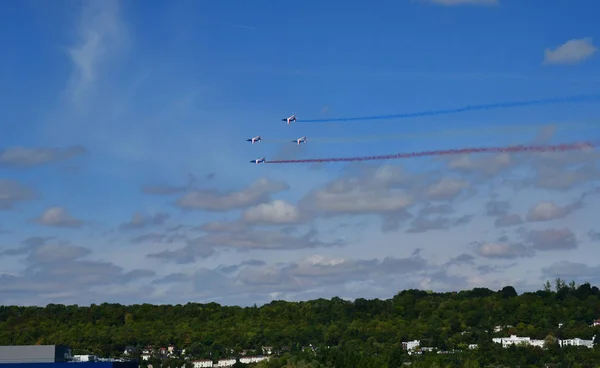 Verneuil sur Seine; Frankreich - 8. September 2018: Patrouille de Fr. — Stockfoto