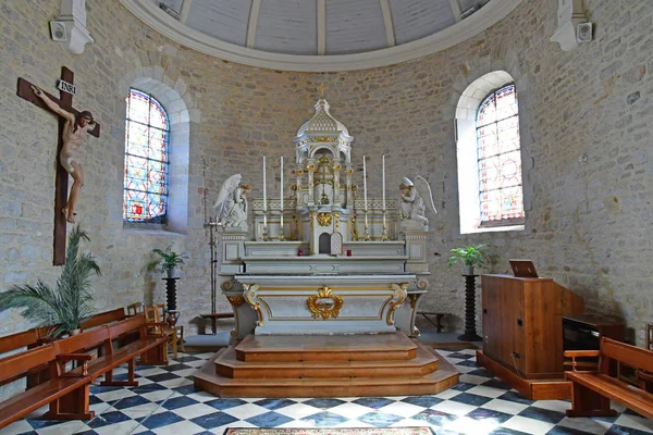 Piriac sur Mer, França - 14 de abril de 2017: igreja — Fotografia de Stock