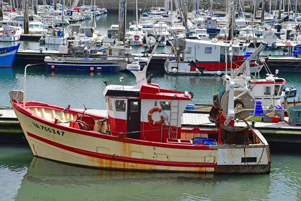 La Turballe, France - april 14 2017 : fishing port — Stock Photo, Image