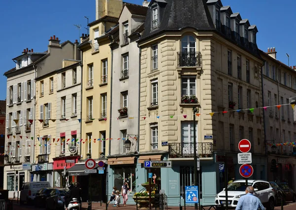 Saint-Germain-en Laye; Frankrijk - mei 27 2018: pittoreske stad c — Stockfoto