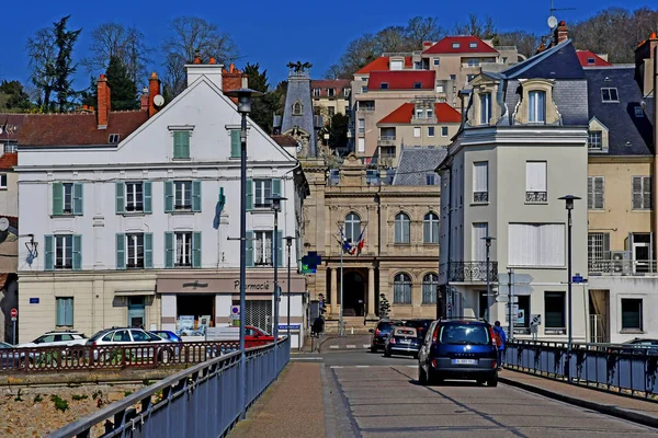 Meulan nl Yvelines; Frankrijk - september 15 2018: centrum — Stockfoto