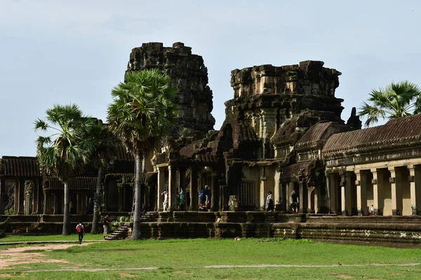 Siem reap; Königreich Kambodscha - 23. August 2018: angkor wat tem — Stockfoto