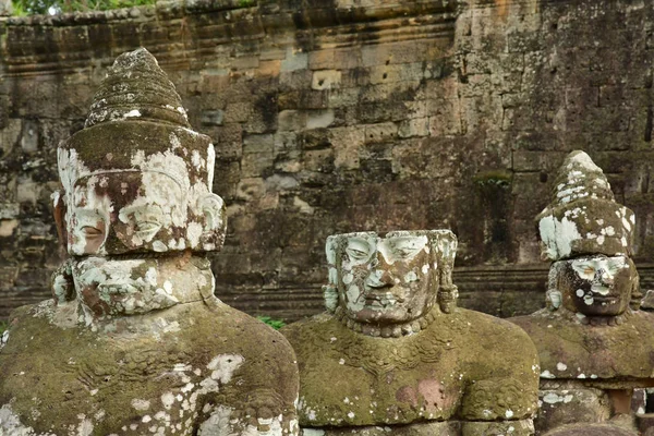 Siem Reap; Kingdom of Cambodia - august 24 2018 : Angkor Thom te — Stock Photo, Image